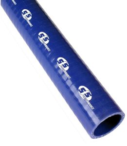 Silikoniletku suora 54mm sininen