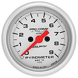 Autometer 4344-M PAKOKAASUN LÄMPÖTILAMITTARI